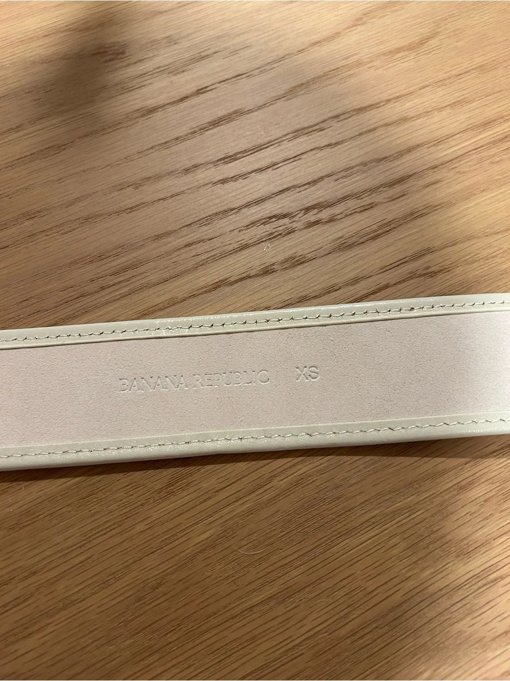 Banana Republic Raffia Leather Buckle Belt XS